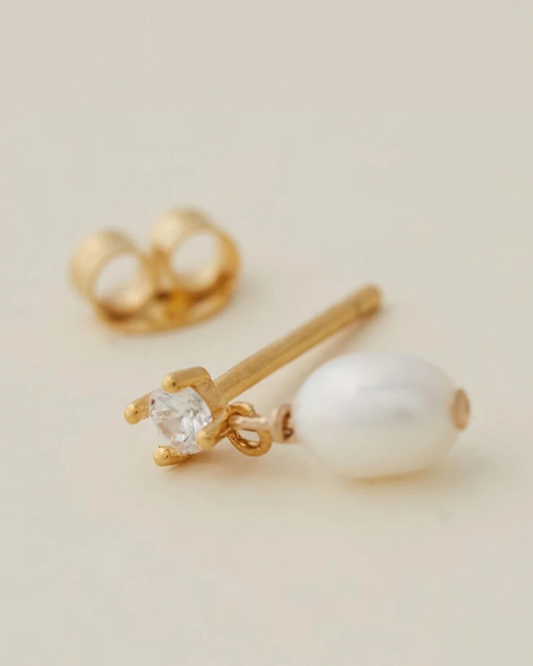 Aspen Mini Drop Earring - Single - Gold