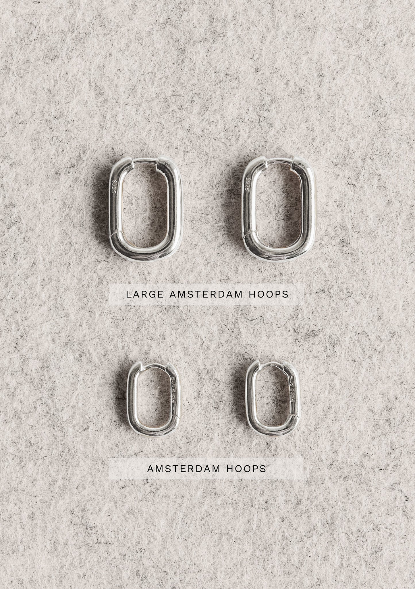 Amsterdam Hoops - Silver