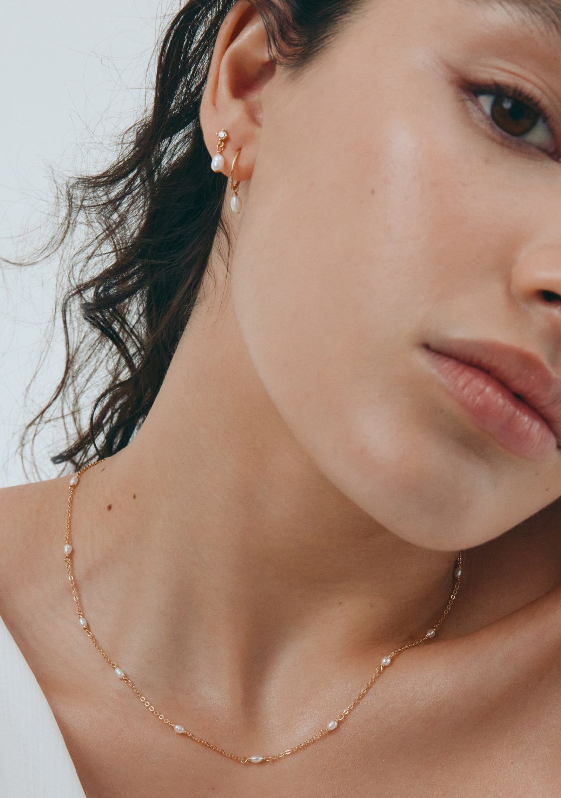 Aspen Mini Drop Earring - Single - Gold