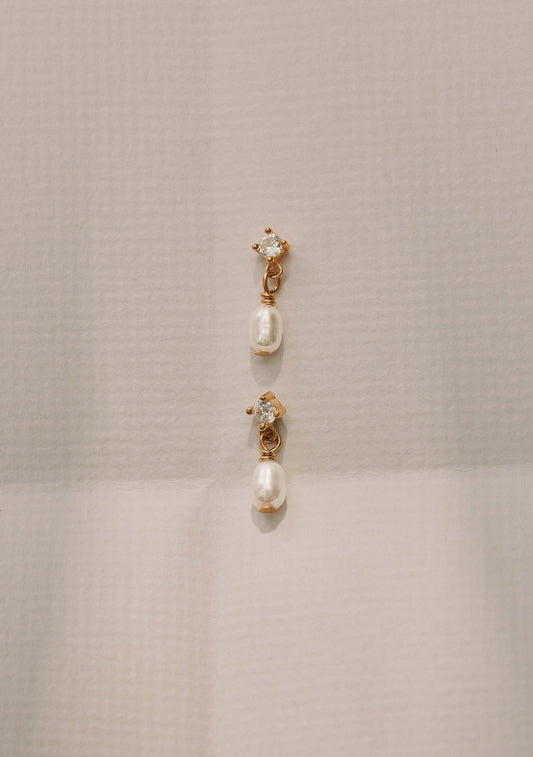 Aspen Mini Drop Earrings - Gold