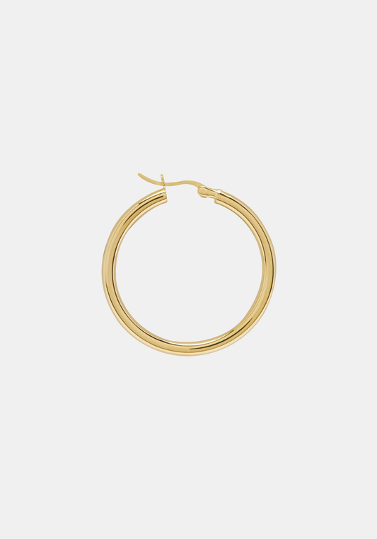 Classic Hoop Large - Single - Gold