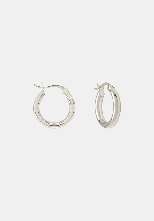 Classic Hoops Small - Silver