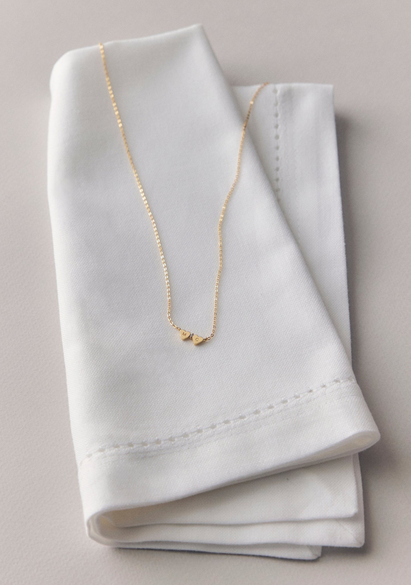 Heart Connection Necklace - Gold