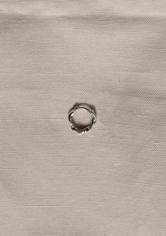 Lisbon Huggie - Single - Silver