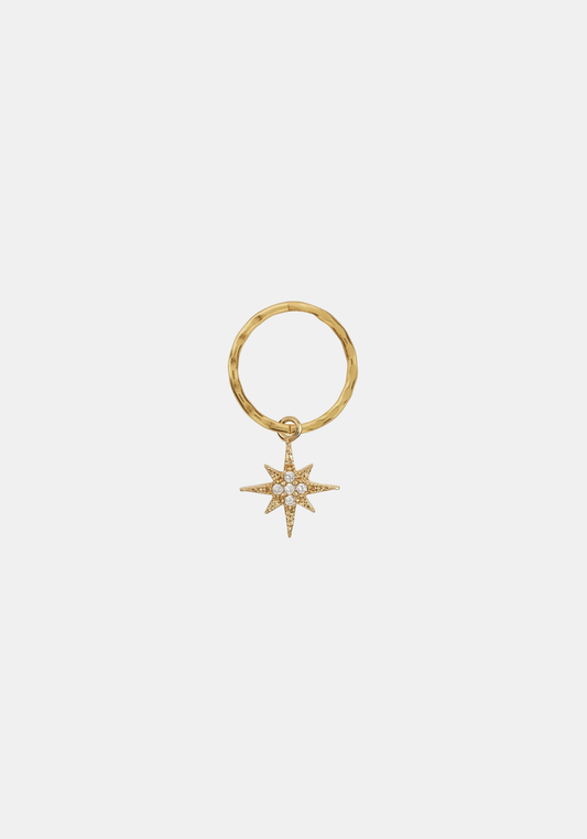 North Star Mini Hoop - Single - Gold