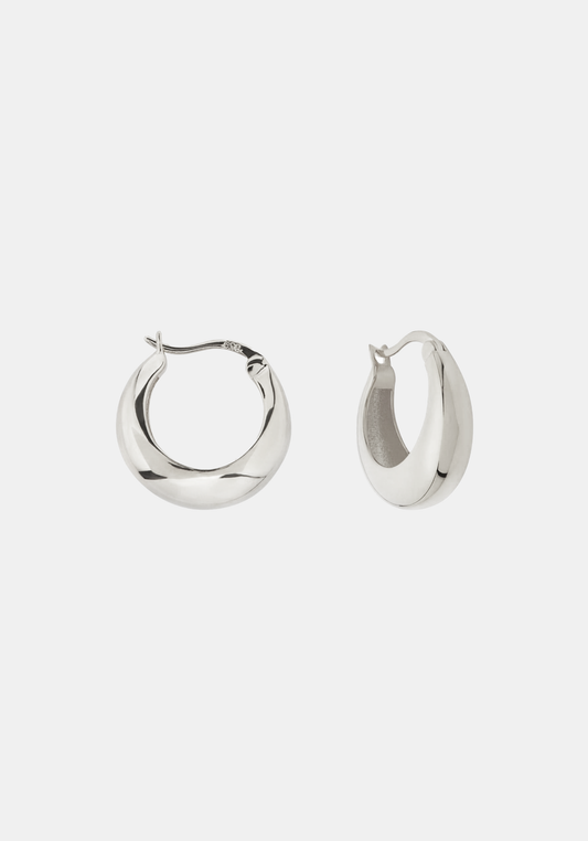Positano Hoops - Silver