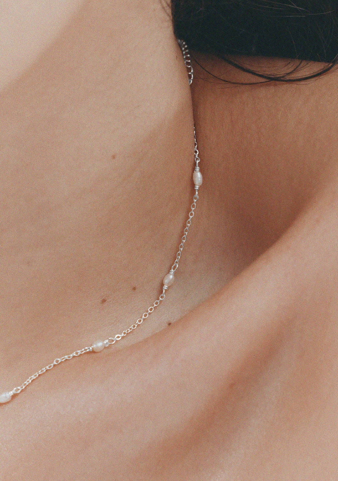 Something Blue Necklace - Silver