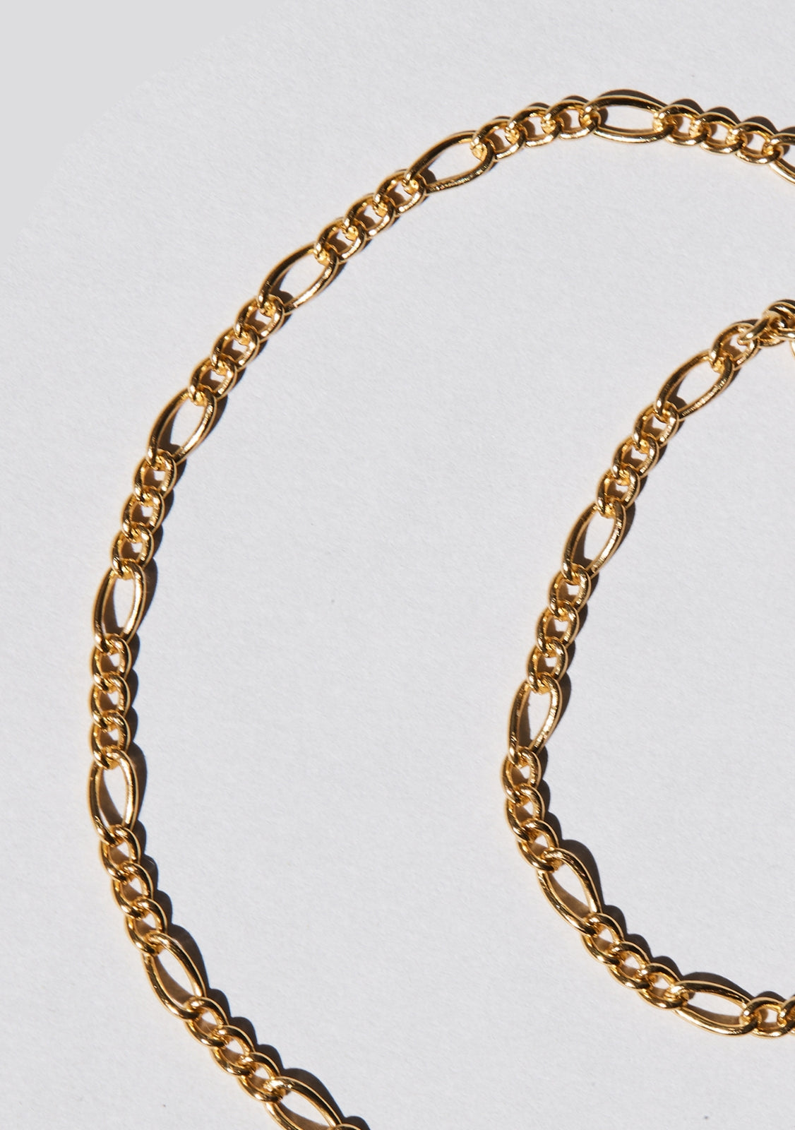 Figaro Chain Bracelet - Gold