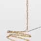 Figaro Chain Necklace - Gold