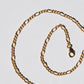 Figaro Chain Necklace - Gold