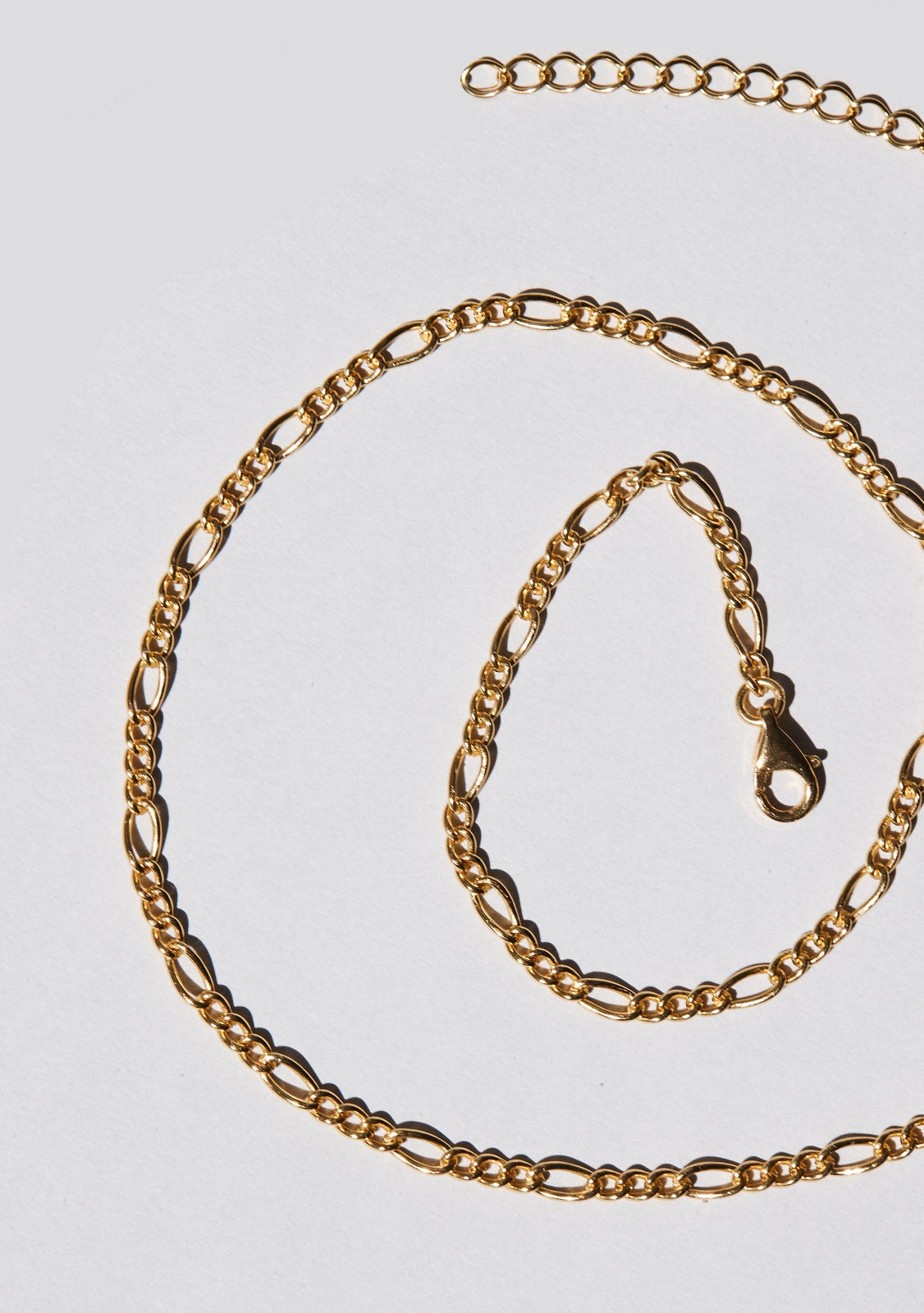 Figaro Chain Necklace - Gold