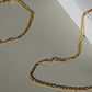 Figaro Chain Necklace - Gold
