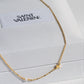 Pearl Letter Necklace - Gold