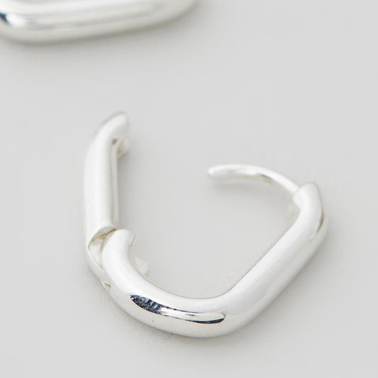 Amsterdam Hoop - Single - Silver