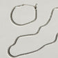 Aspen Tennis Necklace - Silver