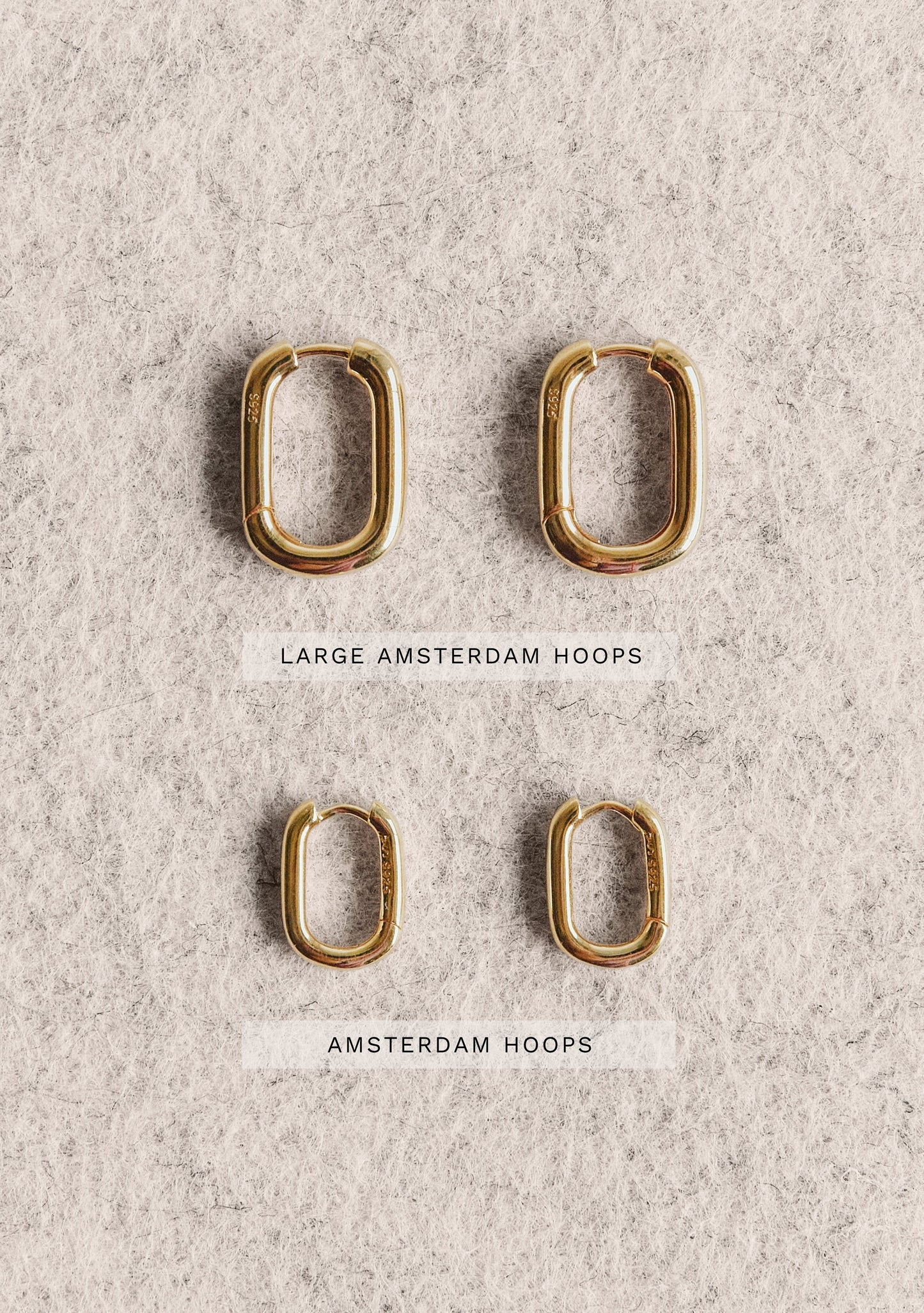 Amsterdam Hoops - Gold