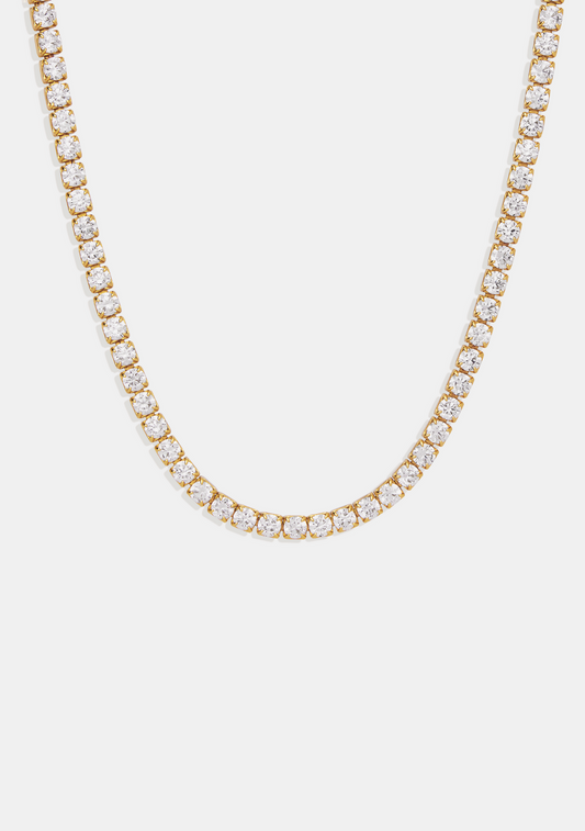 Aspen Tennis Necklace - Gold