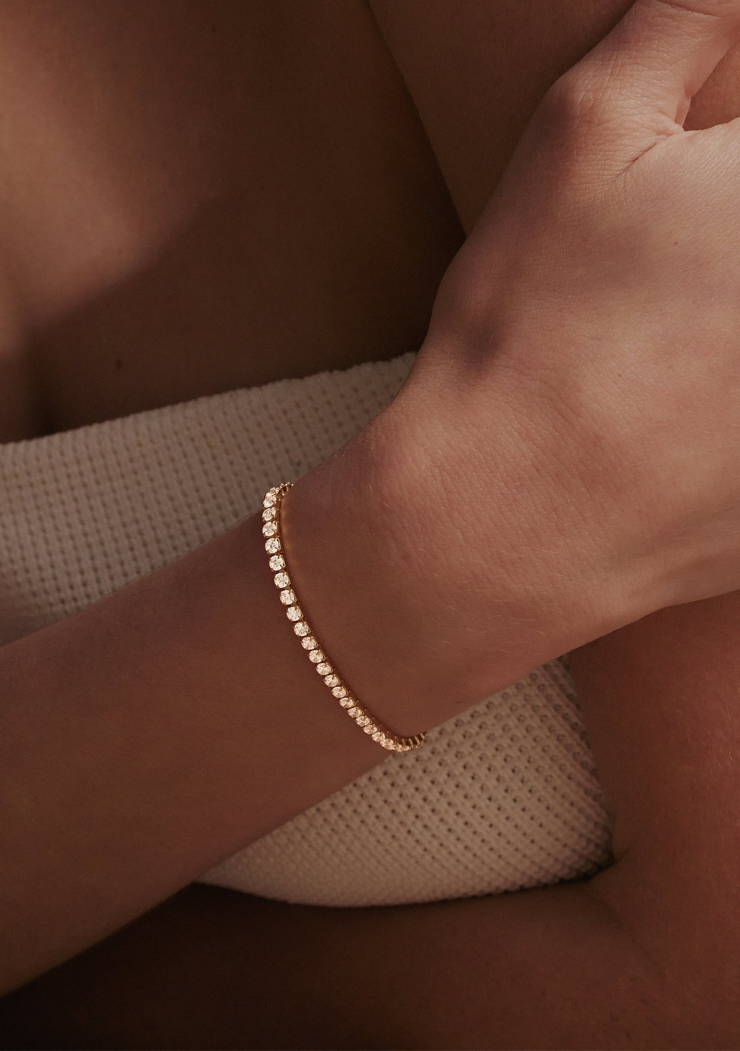 Aspen Tennis Bracelet - Gold