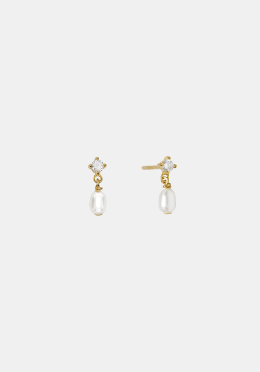 Aspen Mini Drop Earrings - Gold
