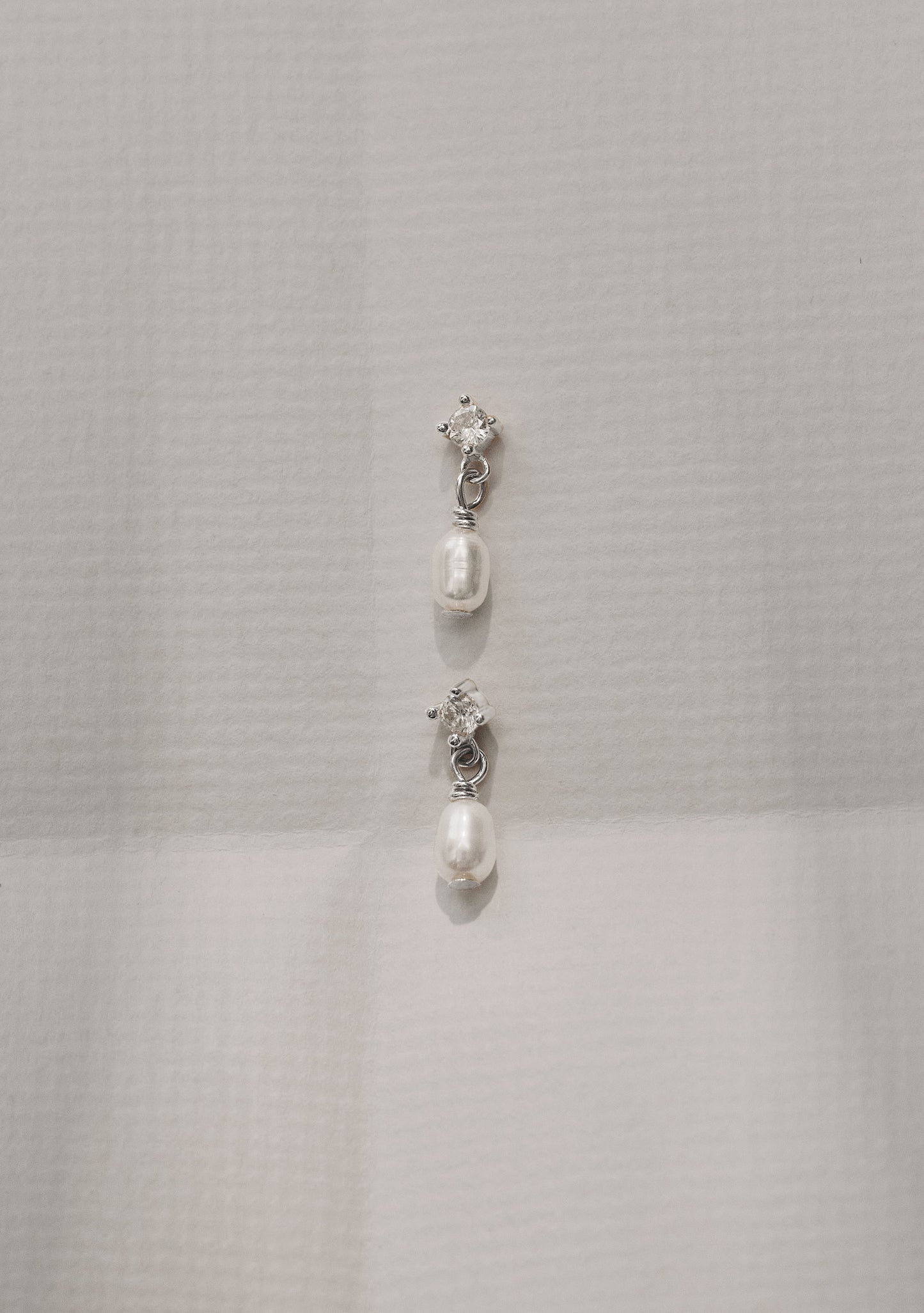 Aspen Mini Drop Earring - Single - Silver