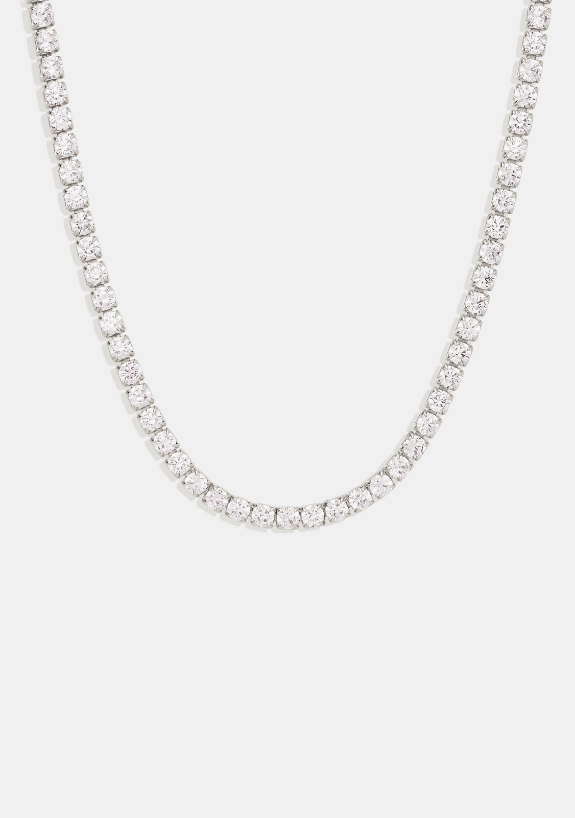 Aspen Tennis Necklace - Silver