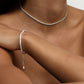 Aspen Tennis Necklace - Silver
