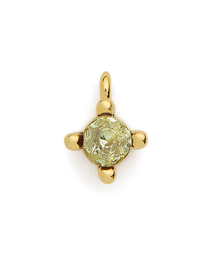 Birthstone Charm - Gold