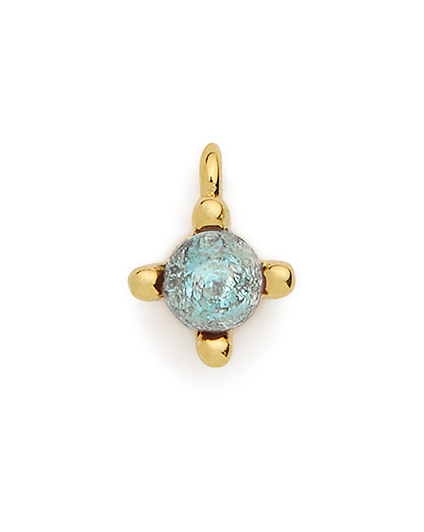 Birthstone Charm - Gold