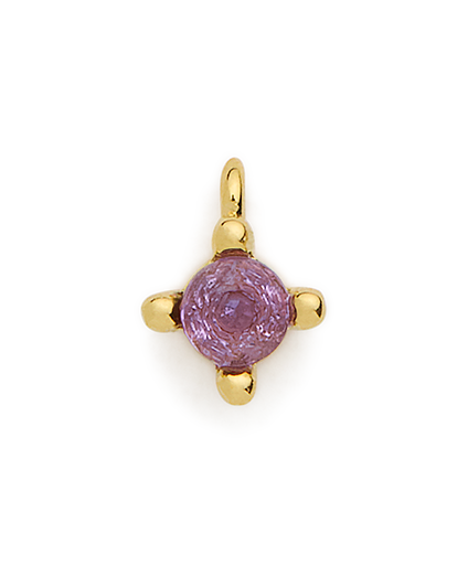 Birthstone Charm - Gold