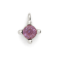 Birthstone Charm - Silver