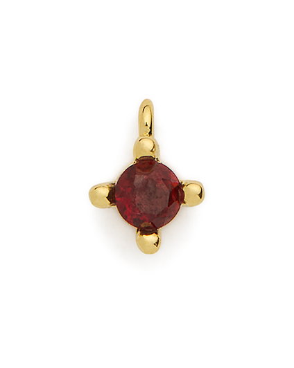 Birthstone Charm - Gold