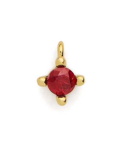 Birthstone Charm - Gold