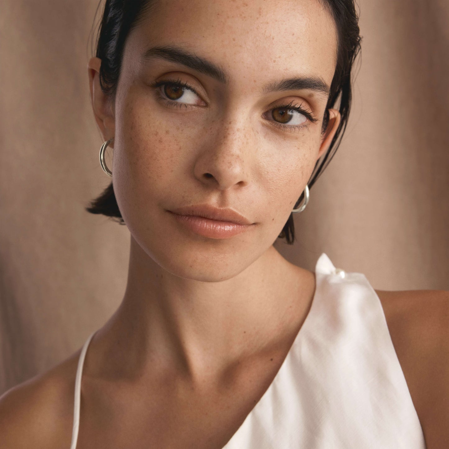 Classic Hoops Medium - Silver