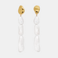 Cielo Long Pearl Drop Earrings - Gold
