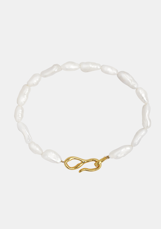 Cielo Pearl Bracelet - Gold