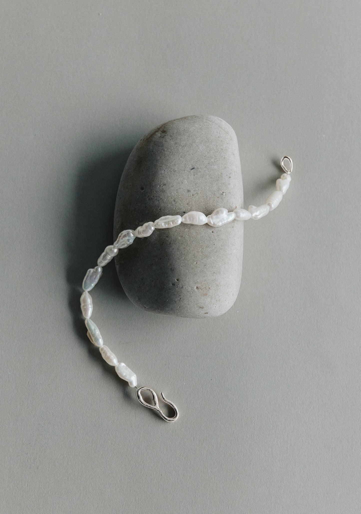 Cielo Pearl Bracelet - Silver