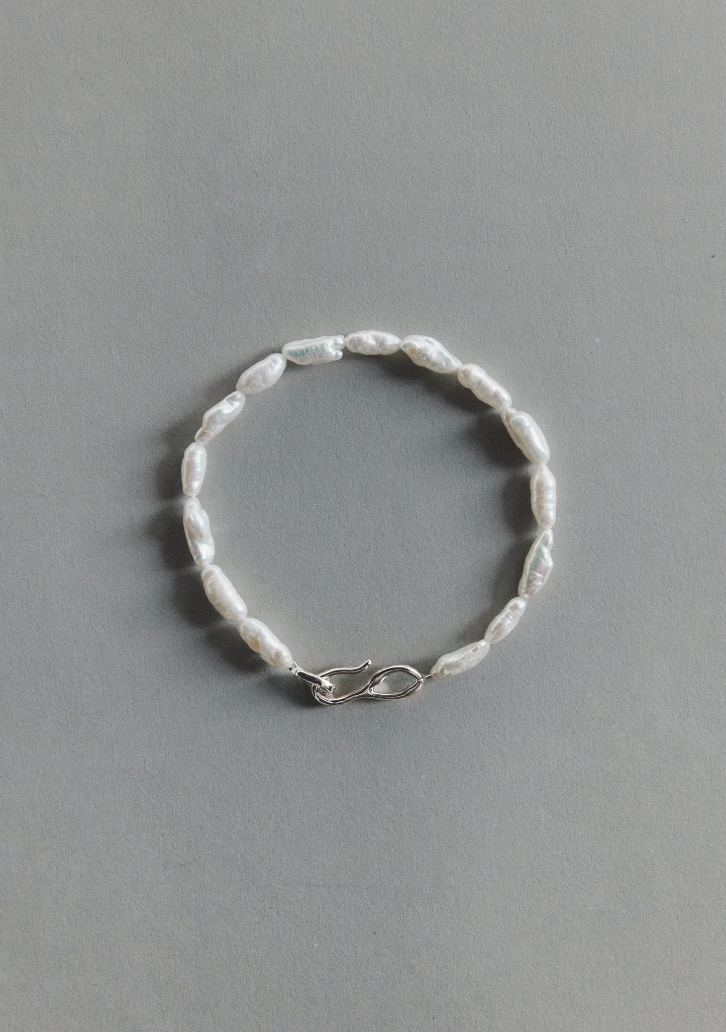 Cielo Pearl Bracelet - Silver