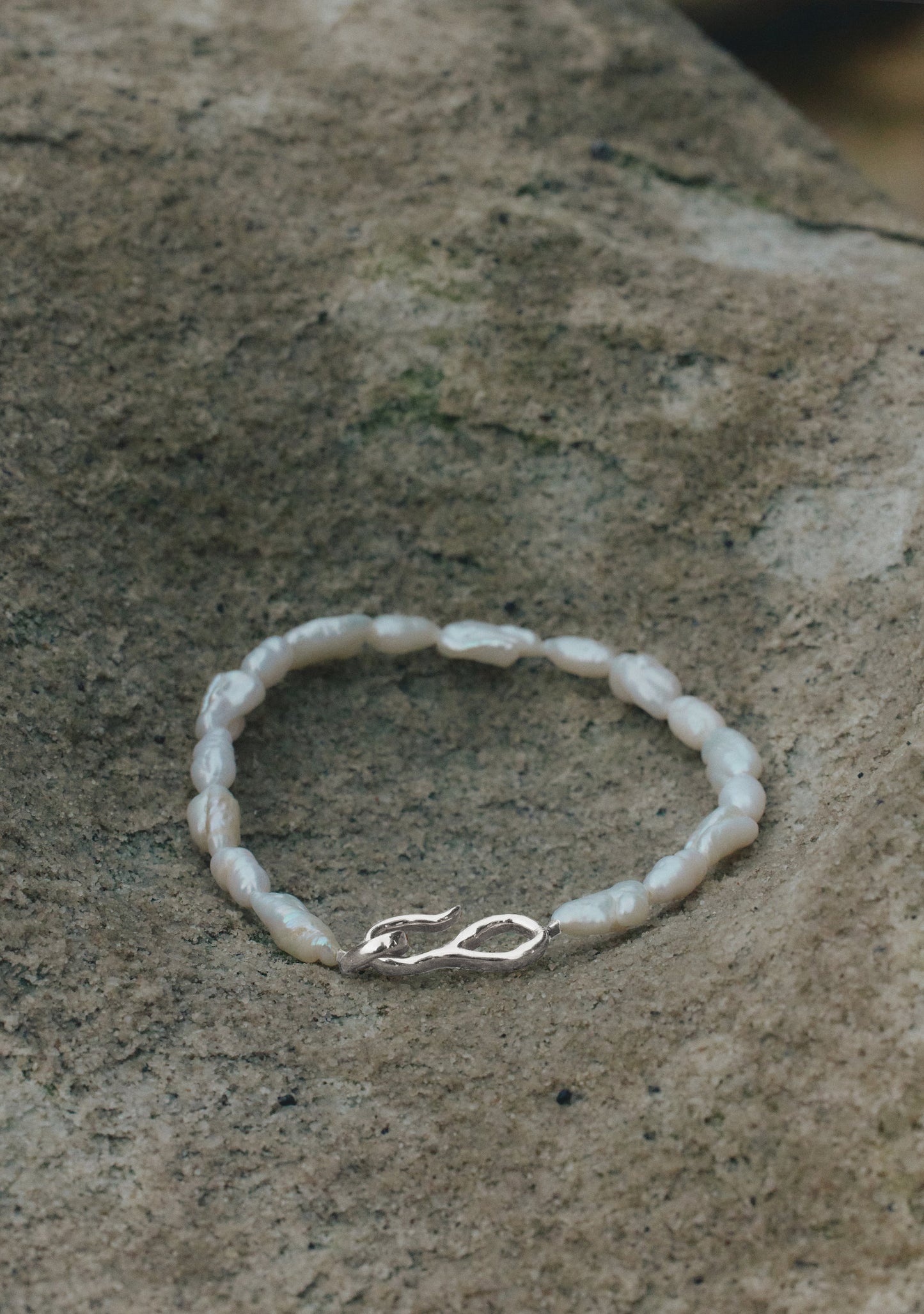 Cielo Pearl Bracelet - Silver