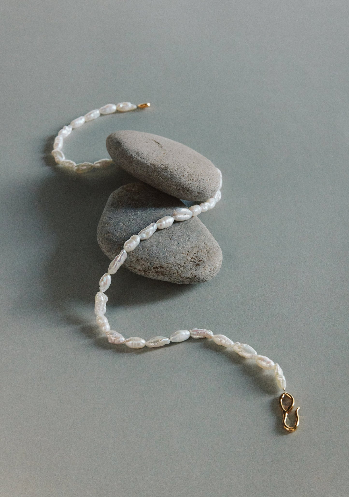 Cielo Pearl Necklace - Gold