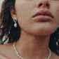 Cielo Pearl Necklace - Silver