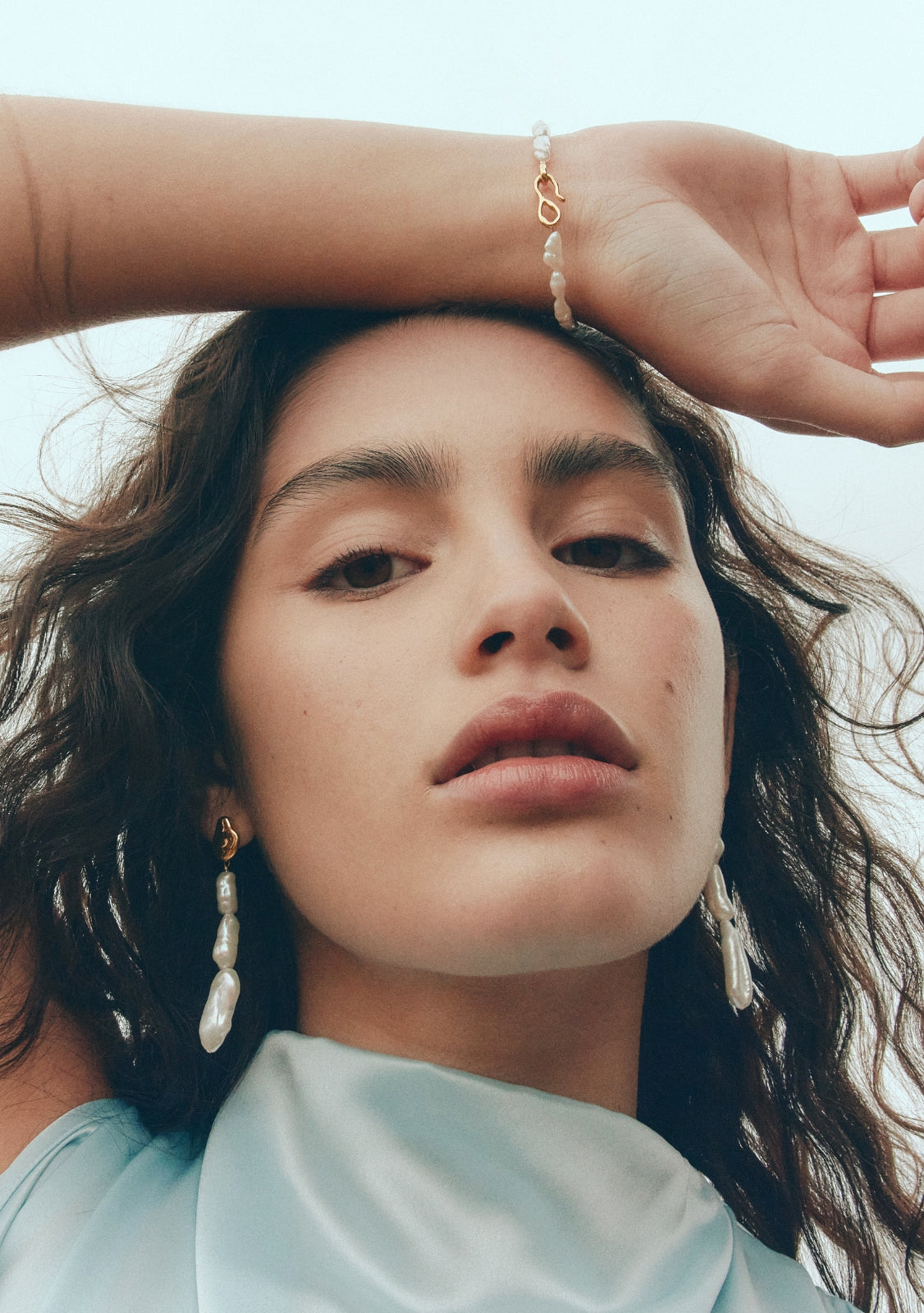 Cielo Pearl Bracelet - Gold