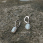 Cielo Pearl Drop Earrings - Silver