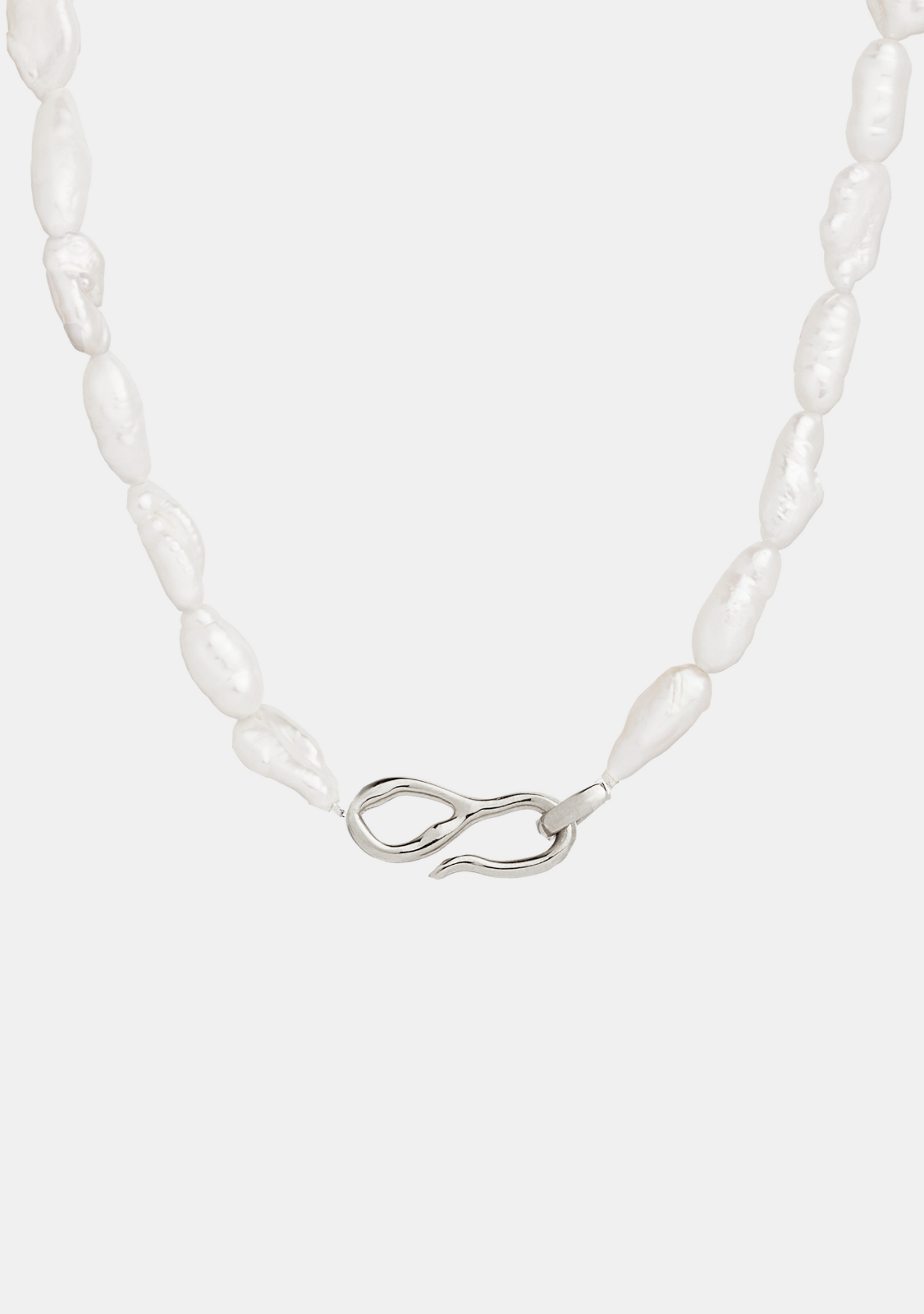 Cielo Pearl Necklace - Silver