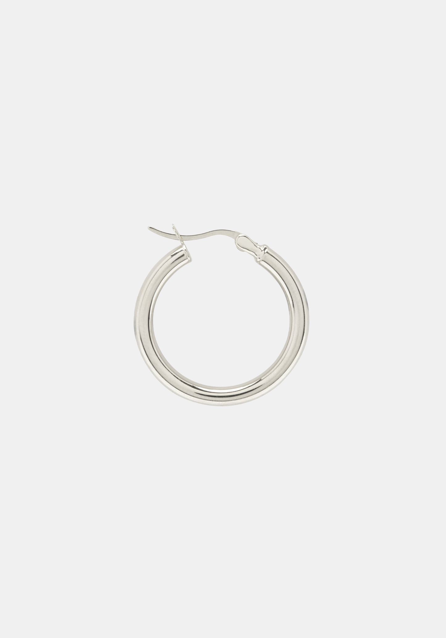 Classic Hoop Medium - Single - Silver