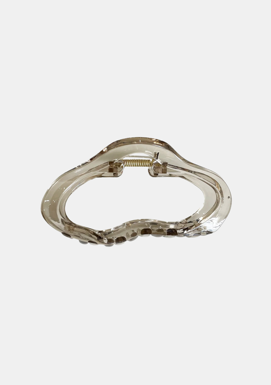 Cloud Hair Claw - Clear Grey