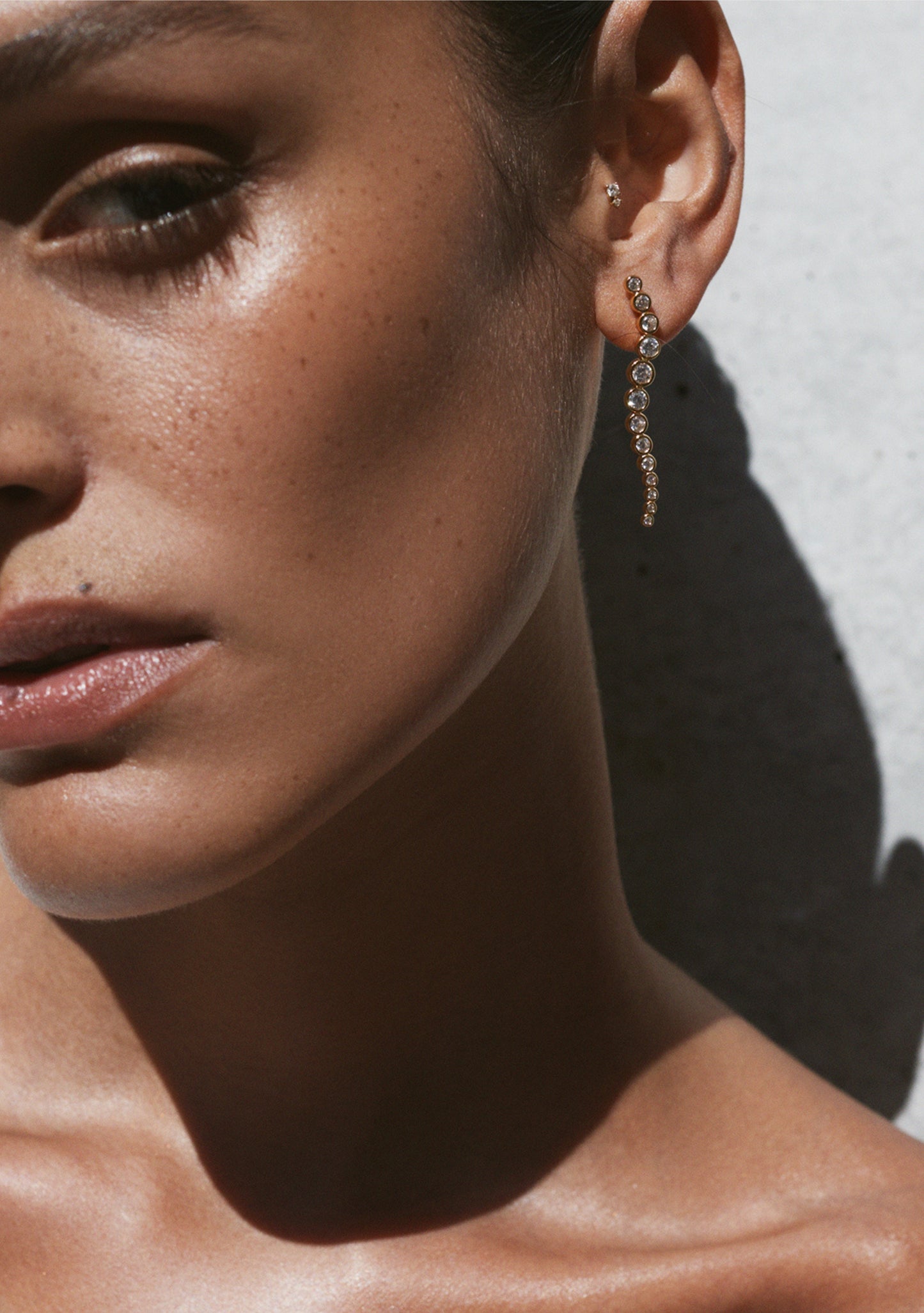 Crescendo Drop Earrings - Gold