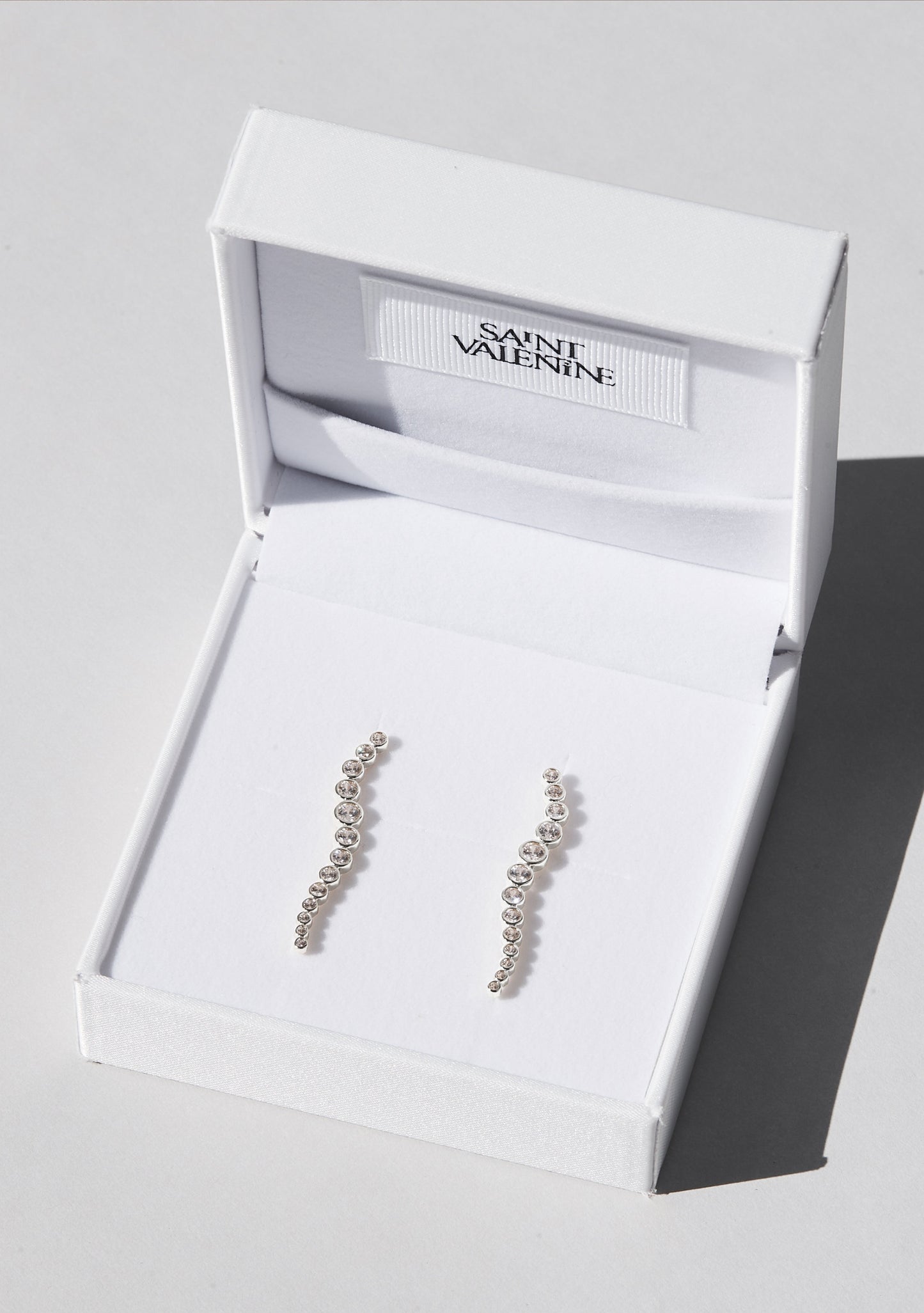 Crescendo Drop Earrings - Silver