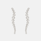 Crescendo Drop Earrings - Silver