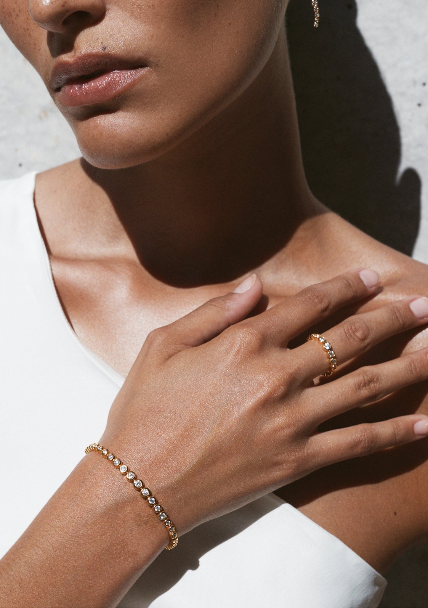 Crescendo Tennis Bracelet - Gold