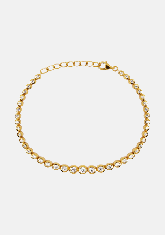 Crescendo Tennis Bracelet - Gold